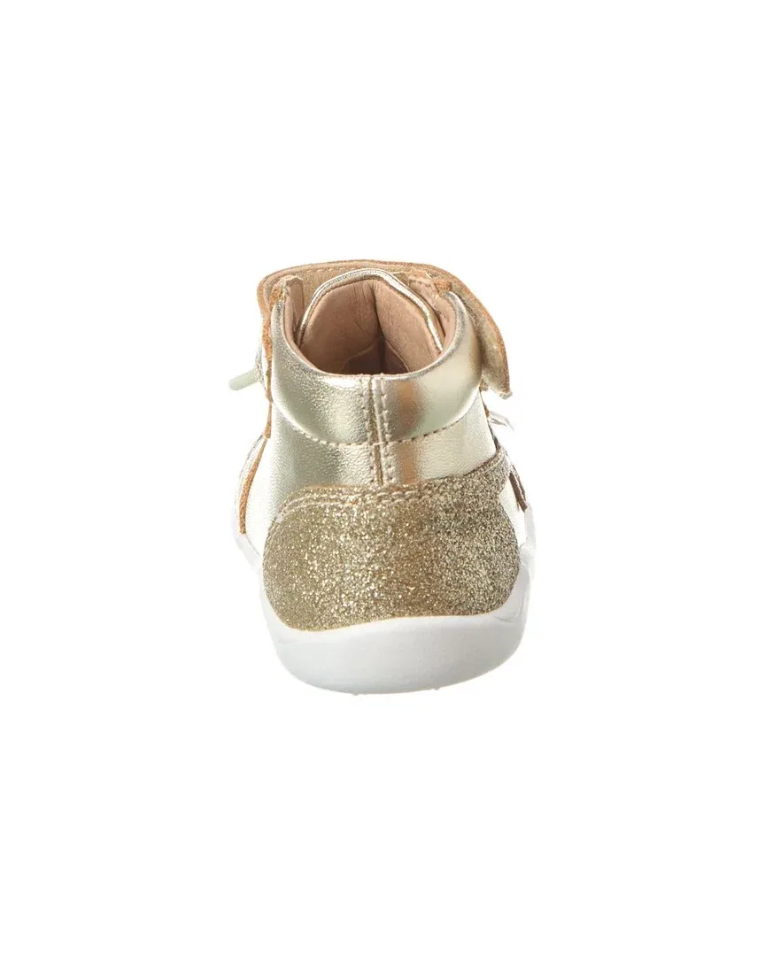 Детские кроссовки на липучке Parade Leather Sneaker Old Soles, Gold — фото 3
