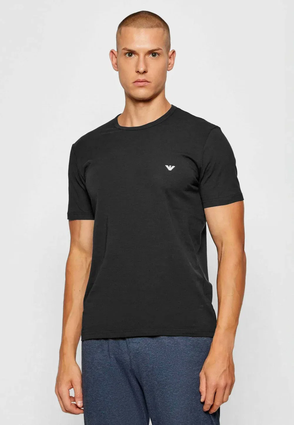 Футболка для тренировок на выносливость (2 шт.) Emporio Armani, Nero E Grigio