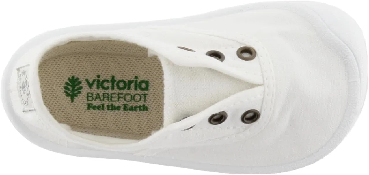 Детские кеды безрукавные Bosco Canvas Plimsolls DREC & Central Elastic 1370110 для девочек victoria, White — фото 4