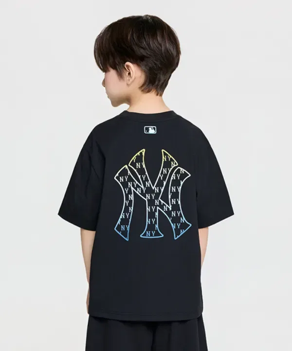 Футболка с монограммой SPORTIVE MONOGRAPH, Mlb Kids, черный — фото 2