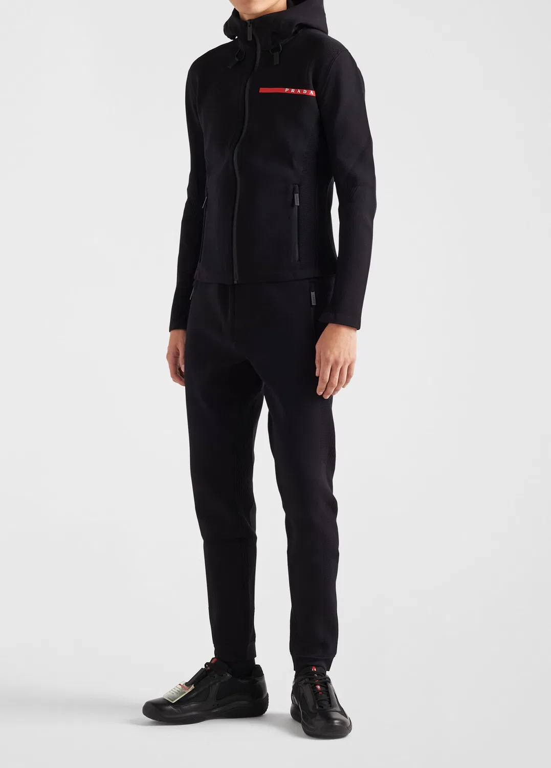 Свитшот мужской Prada, black — фото 2