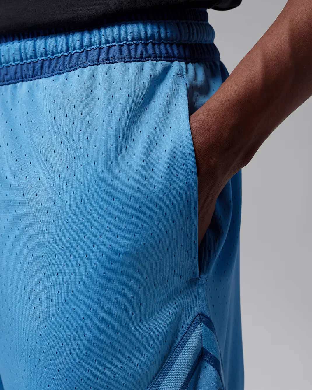 Мужские шорты Dri-FIT 7" из сетчатой ​​ткани с ромбовидным рисунком Jordan Sport, Blue Beyond/True Blue/True Blue — фото 4