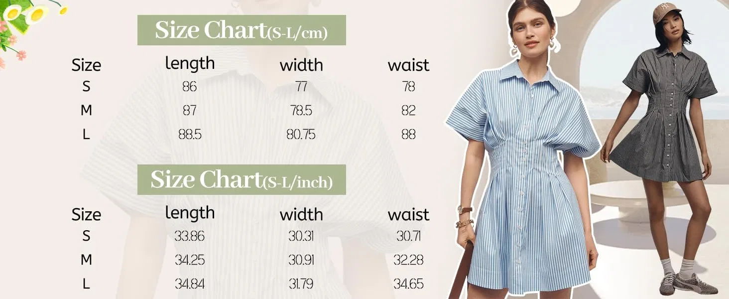 Женское платье-рубашка с запахом, сине-белая полоска — фото 2