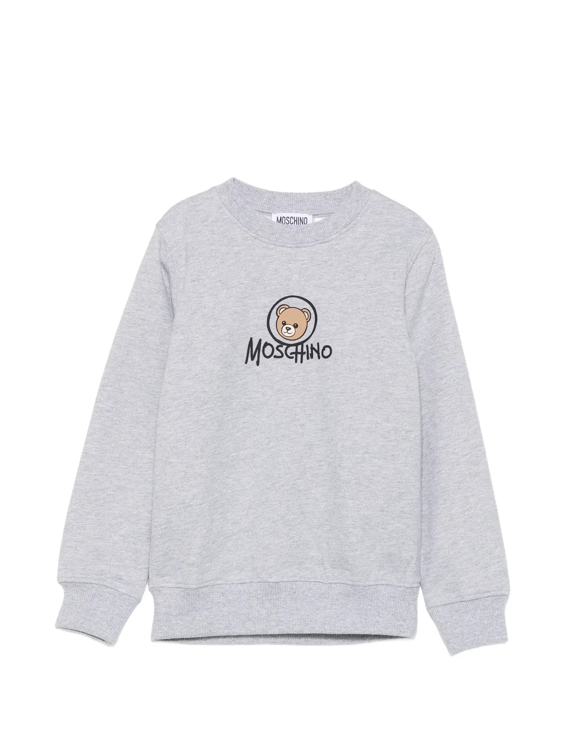Moschino Свитшот серый меланж
