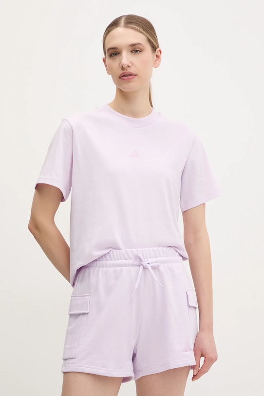

Футболка хлопковая Essentials Adidas, фиолетовый