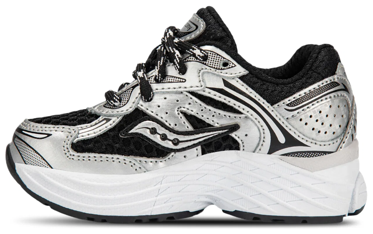 Кроссовки для мальчиков Omni 9 Saucony, серебристый/черный — фото 2