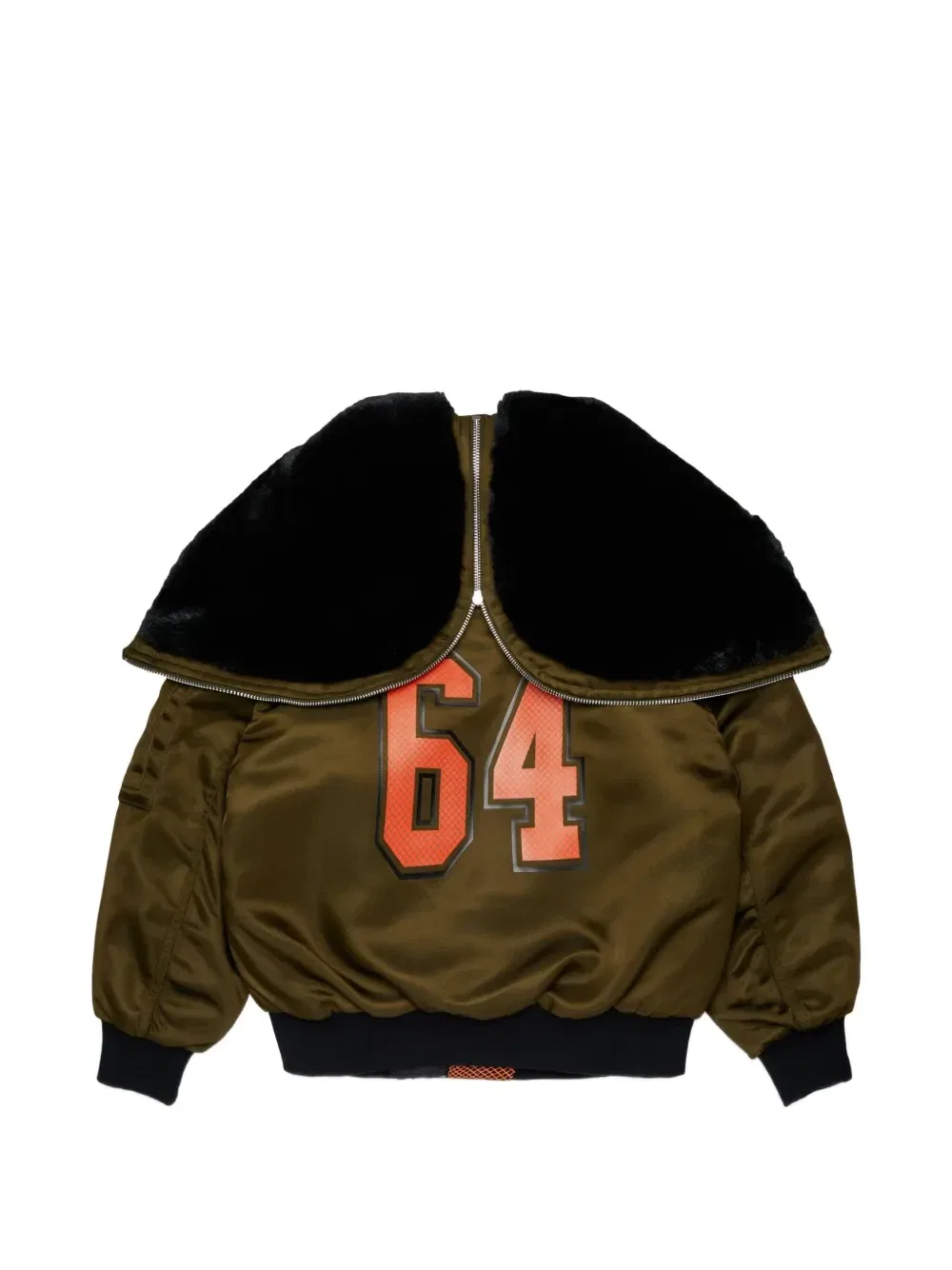 Куртка с фактурным ворником Dsquared2 Kids, зеленый — фото 2