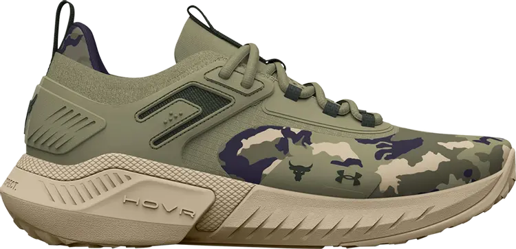 

Кроссовки Under Armour Project Rock 5 Green Camo, зеленый