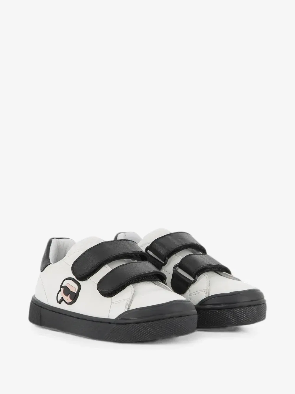 Кроссовки на липучках Karl Lagerfeld Kids, белый