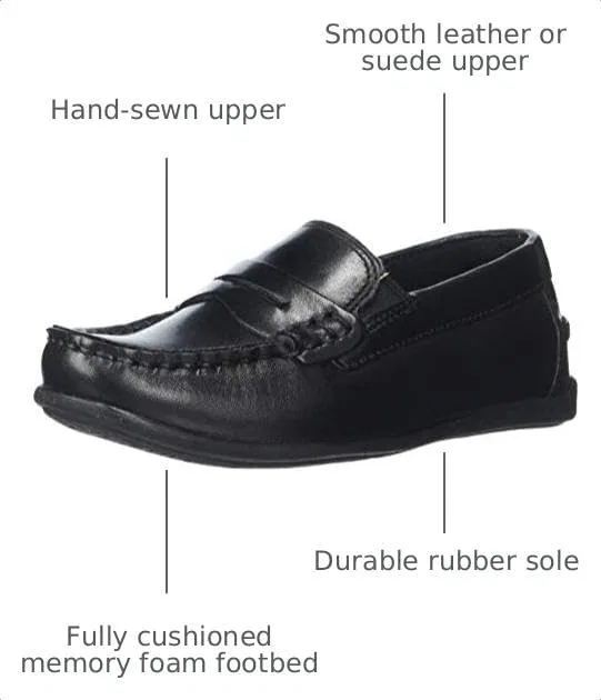 Детские лоферы-пенни Jerod Penny Driver Florsheim, Black — фото 2