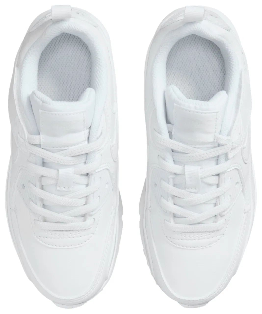 Кроссовки для мальчиков Air Max 90 EasyOn Nike, цвет White/White/Metallic Silver — фото 4