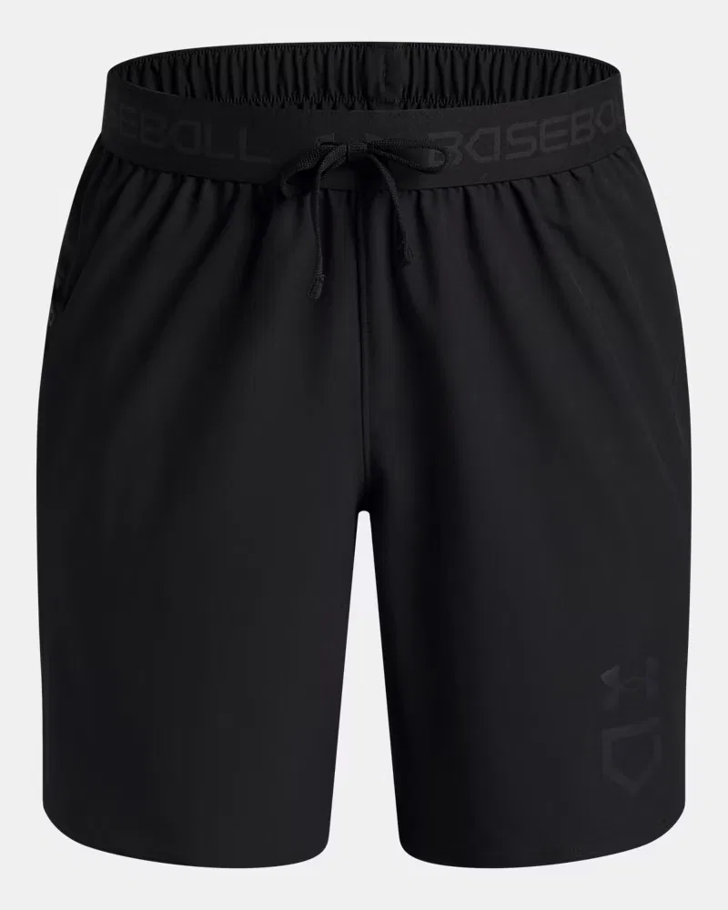 Шорты с внутренним швом 14 см из легкой тянущейся ткани UA Utility 2.0 UnderArmour, Black/Anthracite