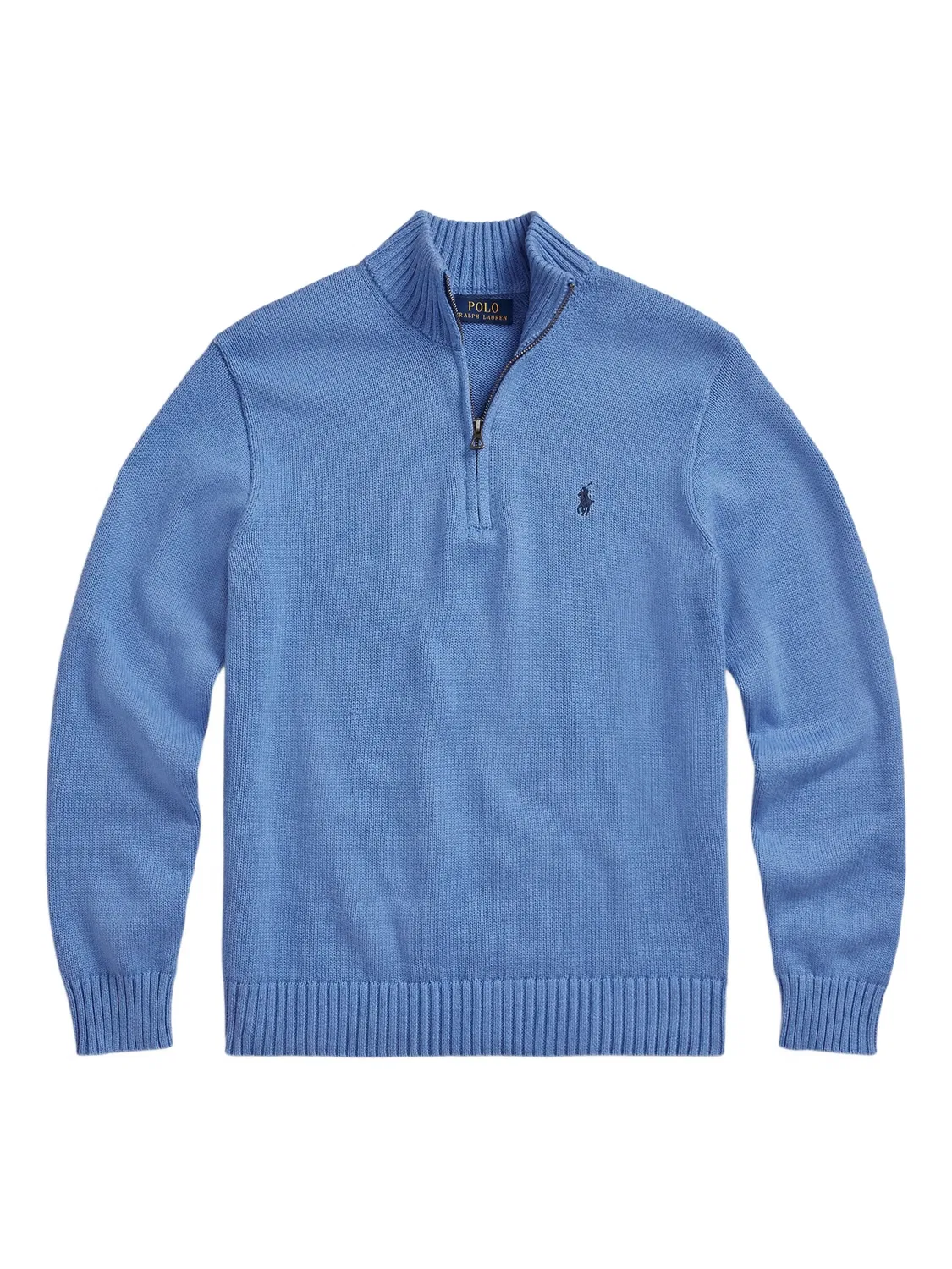 Свитер с длинным рукавом и молнией Polo Ralph Lauren, синий