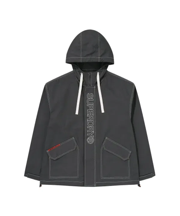 Ветровка Essential, Windbreaker Superdry, бежевый угольный
