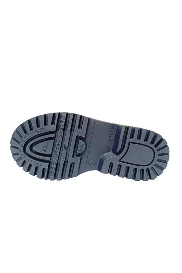 Детские ботинки для девочек с принтом Şiringenç, Navy Blue — фото 3