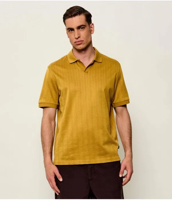 Мужское поло с коротким рукавом Polo C-Ponti 118 BOSS, Senape