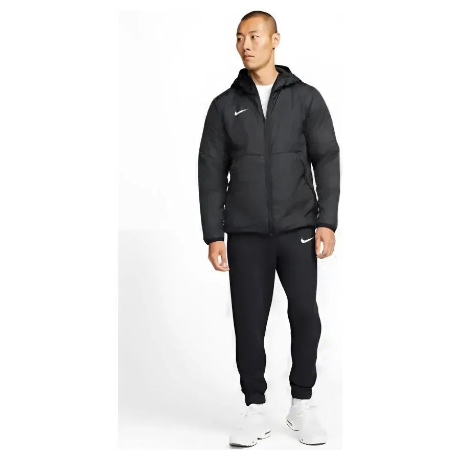 Мужская куртка с капюшоном Nike Therma Repel Park, Черный — фото 3