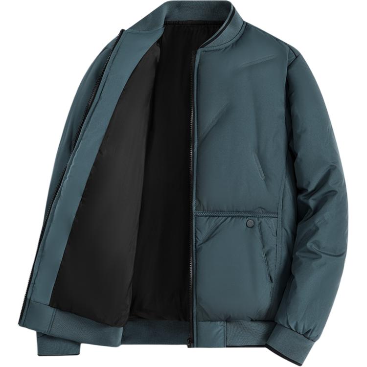 

Пуховик Unisex с бейсбольным воротником, утолщенный, в стиле карго VanCamel, синий