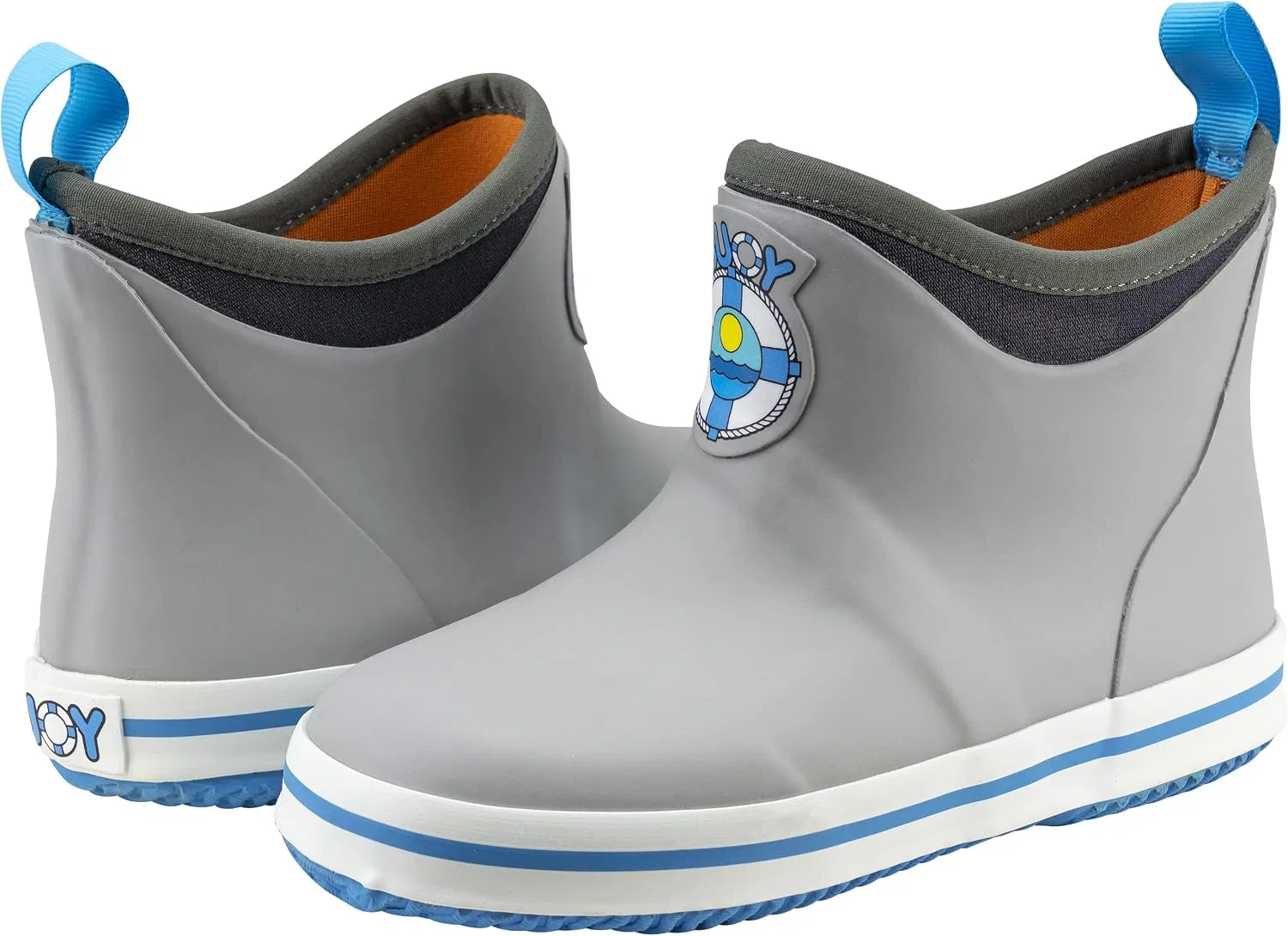 Детские резиновые сапоги для мальчиков и девочек Buoy Boots, Grey