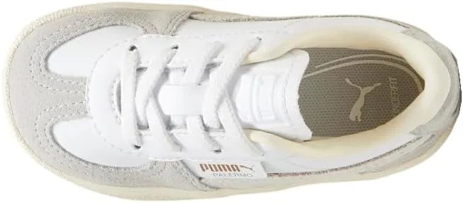 Детские кроссовки для мальчиков с кожаным верхом Palermo PUMA, Grey — фото 4