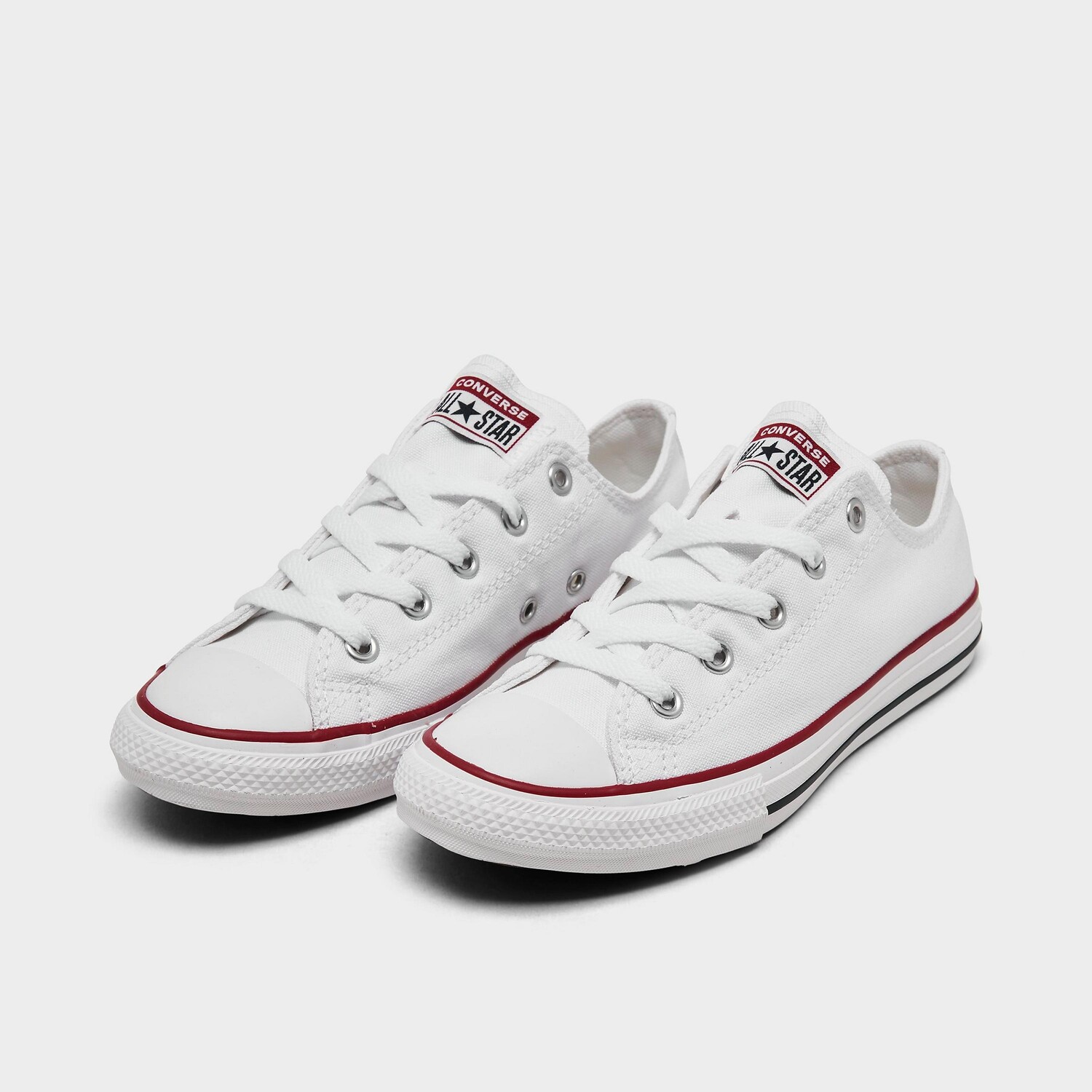 Детская повседневная обувь Converse Chuck Taylor All Star с низким берцем, белый — фото 3