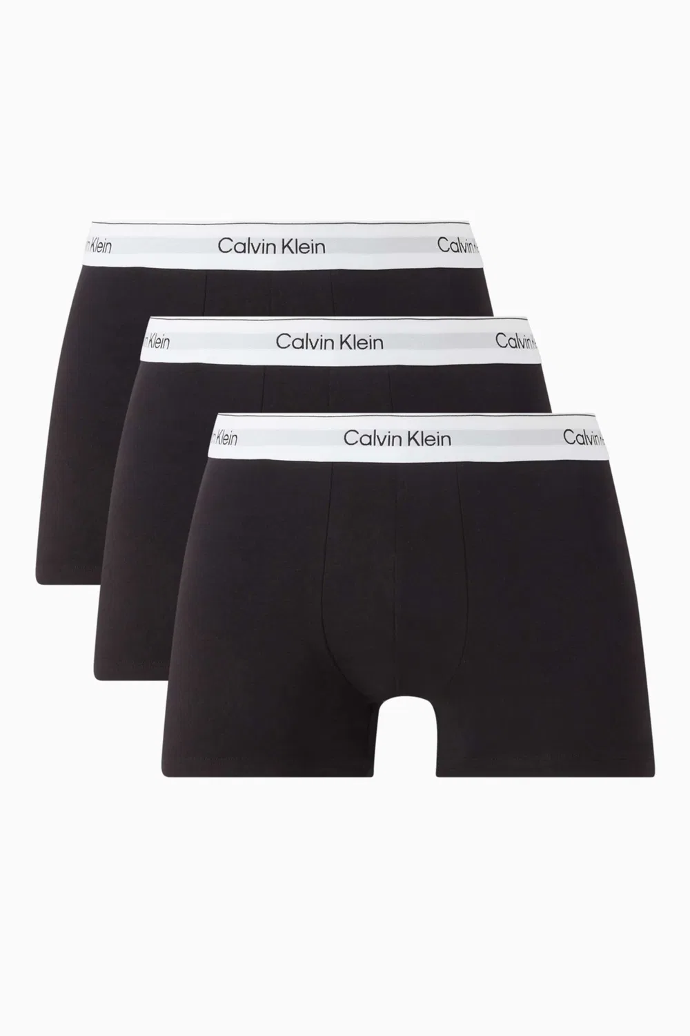 Трусы-боксеры из хлопка с эластаном, комплект из 3 штук, Calvin Klein