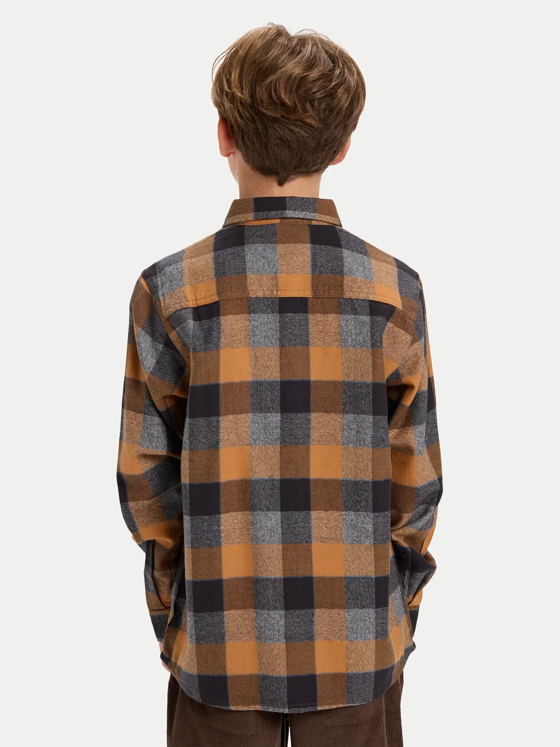 Рубашка стандартного кроя для мальчика Motherfly Plaid Quiksilver, разноцветный — фото 3