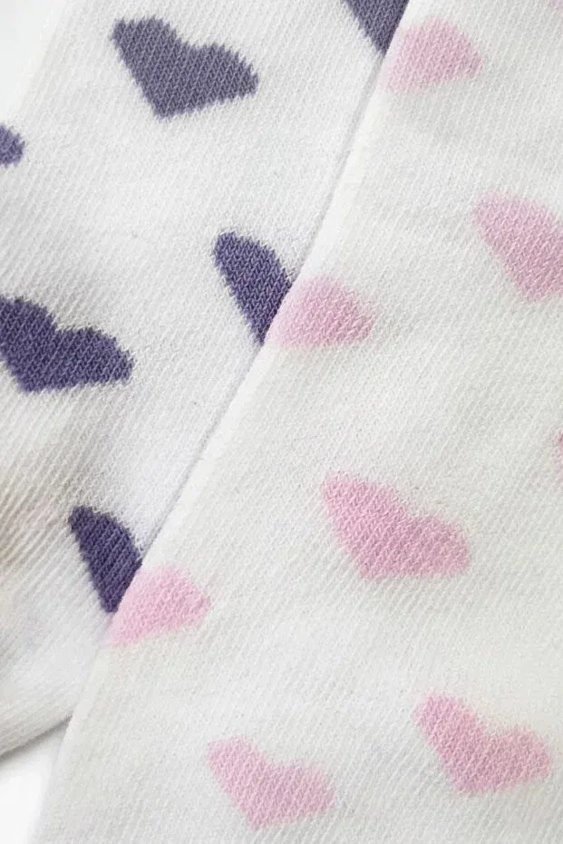 Детские носочки-пинетки для девочек с рисунком Cocole Socks, Multicolor — фото 3