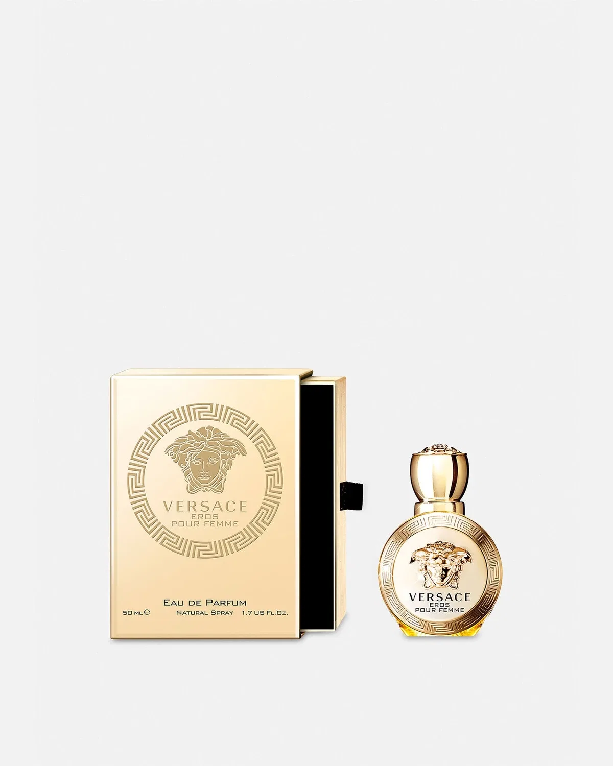 Парфюмерная вода Eros Pour Femme Versace, золотой — фото 2