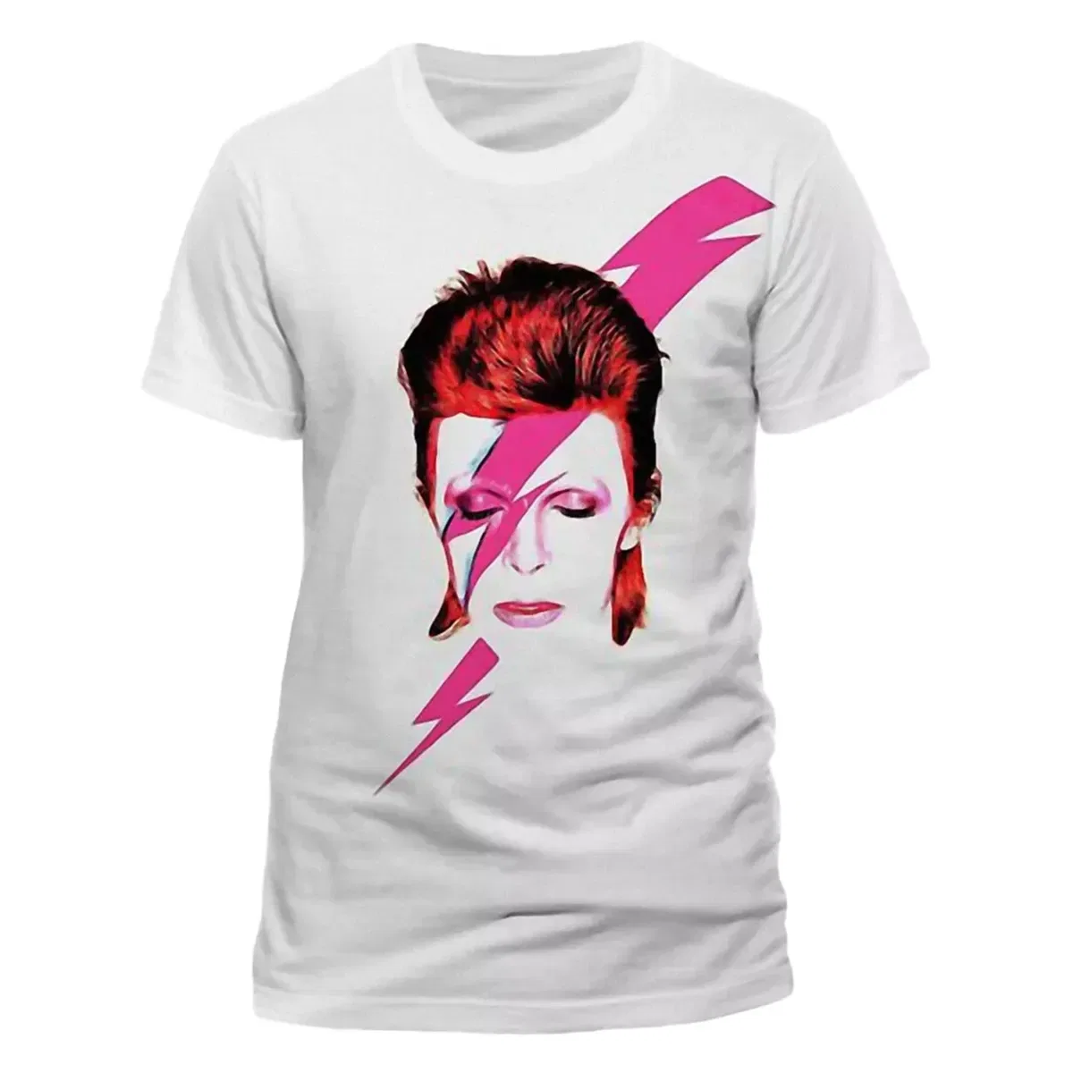 Футболка с леопардовым принтом Aladdin Sane David Bowie, White