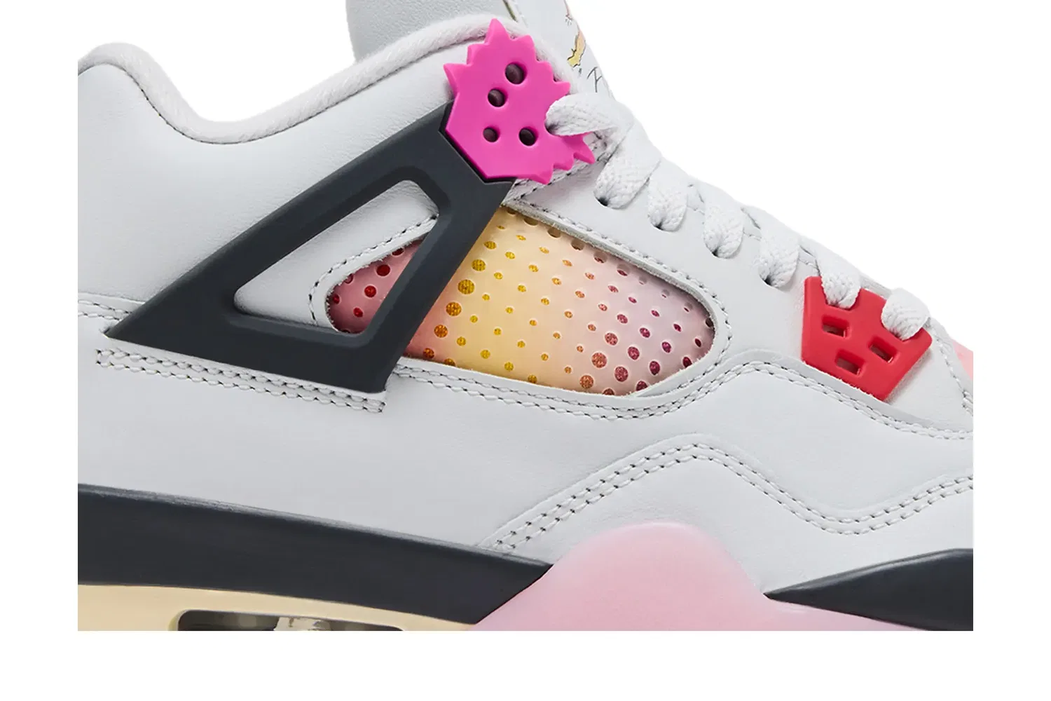 Кроссовки Air Jordan 4 Retro GS, розовый — фото 2