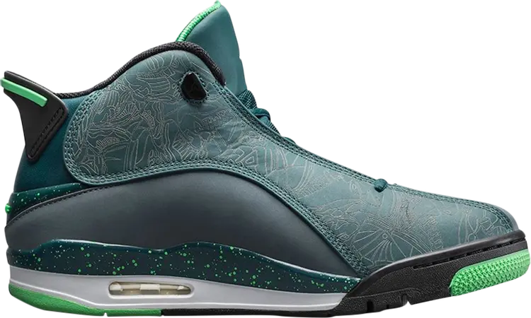 

Кроссовки Air Jordan Dub Zero Teal, зеленый