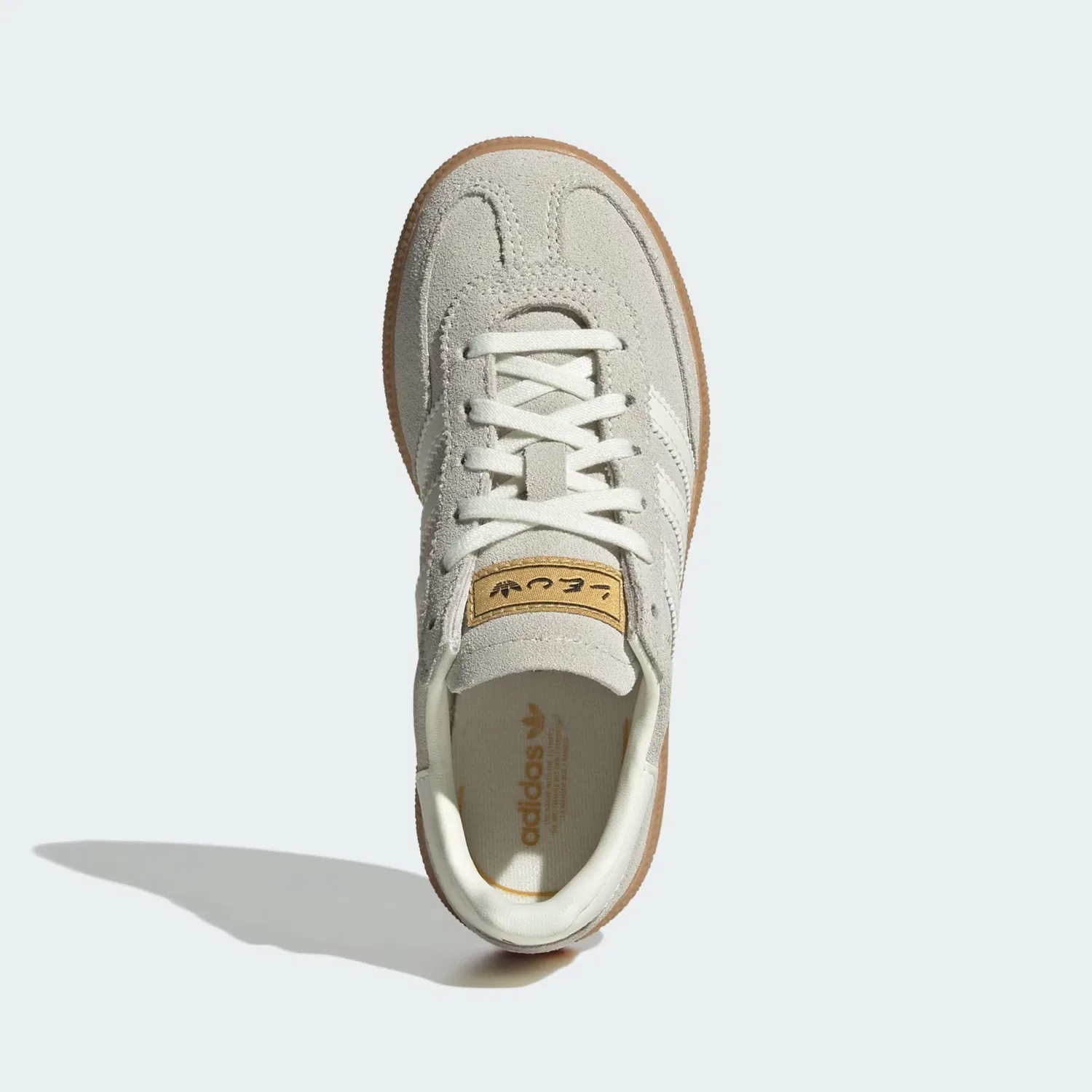 Кроссовки Adidas Originals Handball Spezial Messi в белом цвете — фото 2