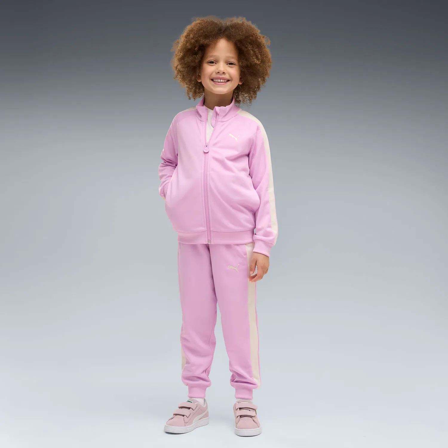 Детский спортивный костюм T7 Always On Puma, Mauve Glow