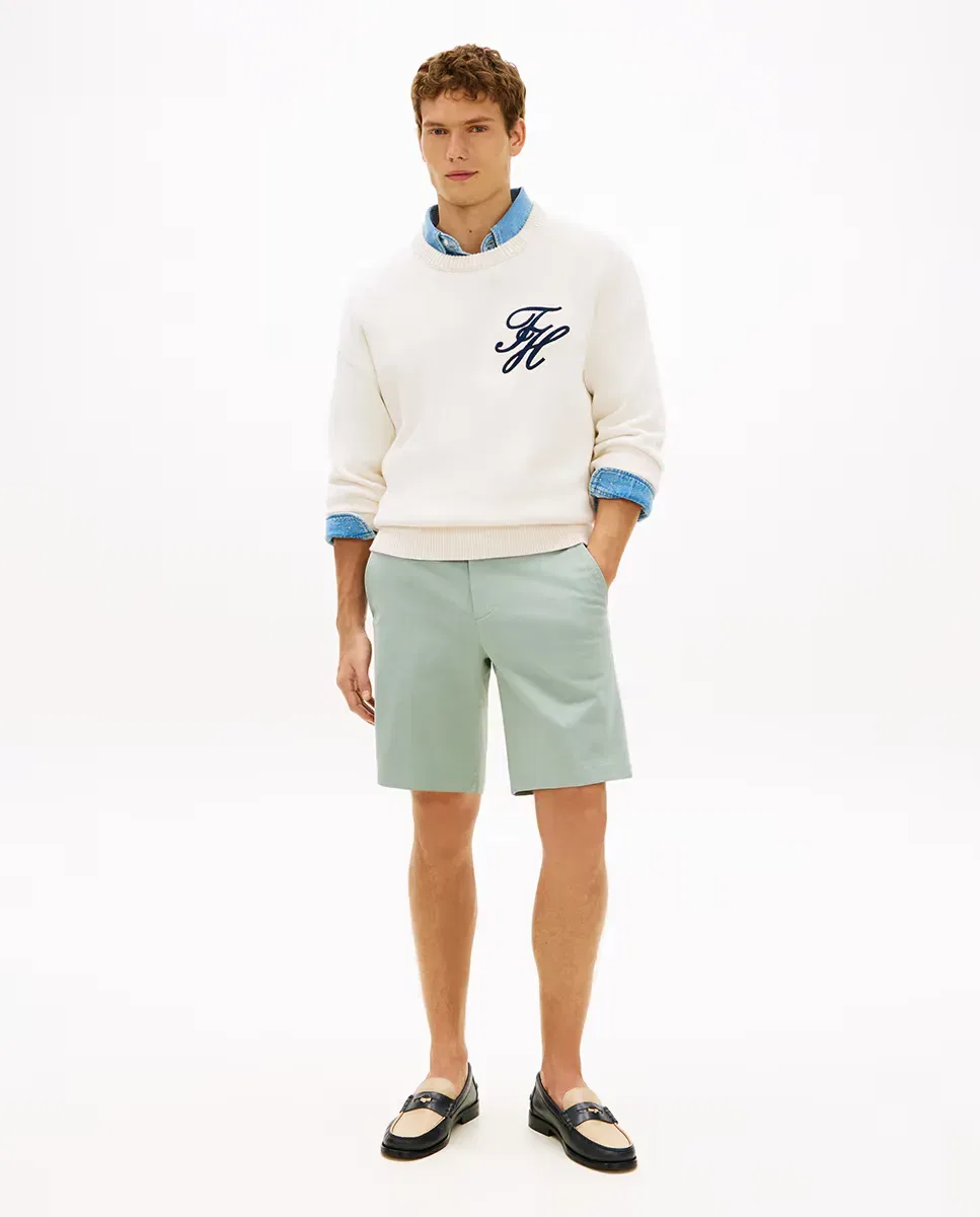 Мужские шорты-бермуды с защипами Tommy Hilfiger, Verde