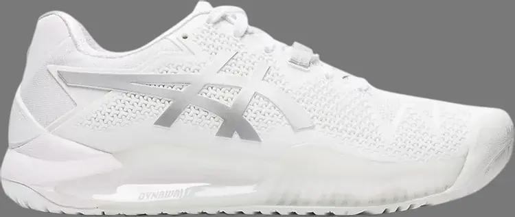 

Кроссовки wmns gel resolution 8 'white pure silver' Asics, белый