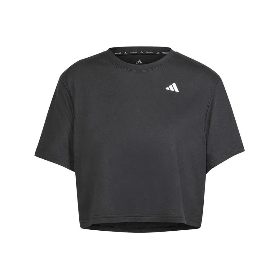 Женская футболка свободного кроя с принтом WE MIN TEE adidas, Черный
