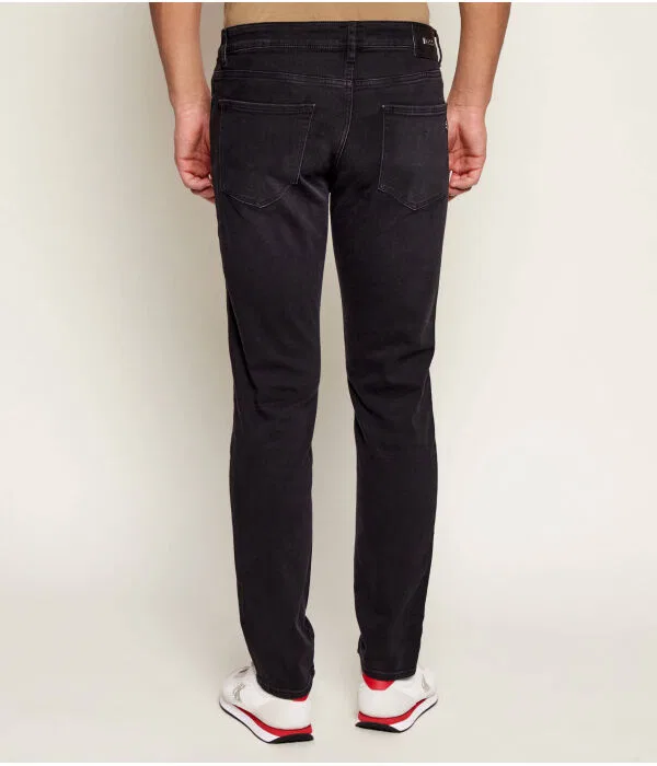 Мужские джинсы Regular Fit H-Re.Maine BOSS, черный — фото 4