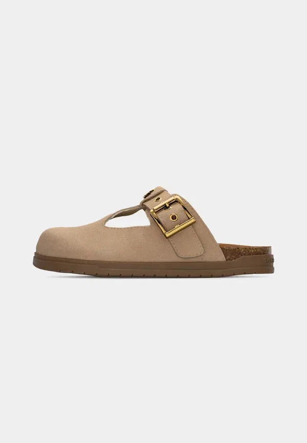 Тапочки с декоративными шипами Francis Tommy Hilfiger beige, бежевый — фото 2