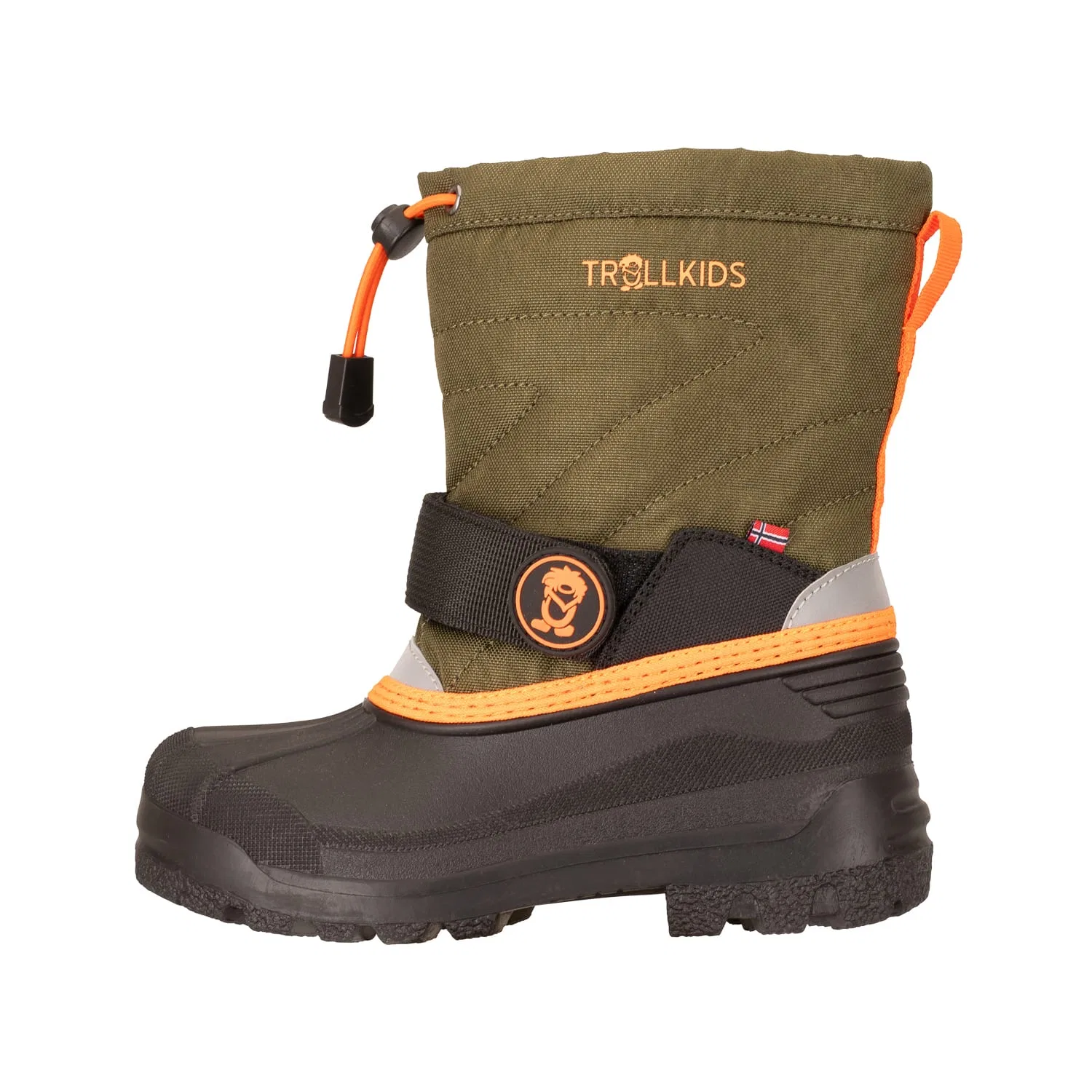 Ботинки зимние Trollkids Telemark PRO, зеленый
