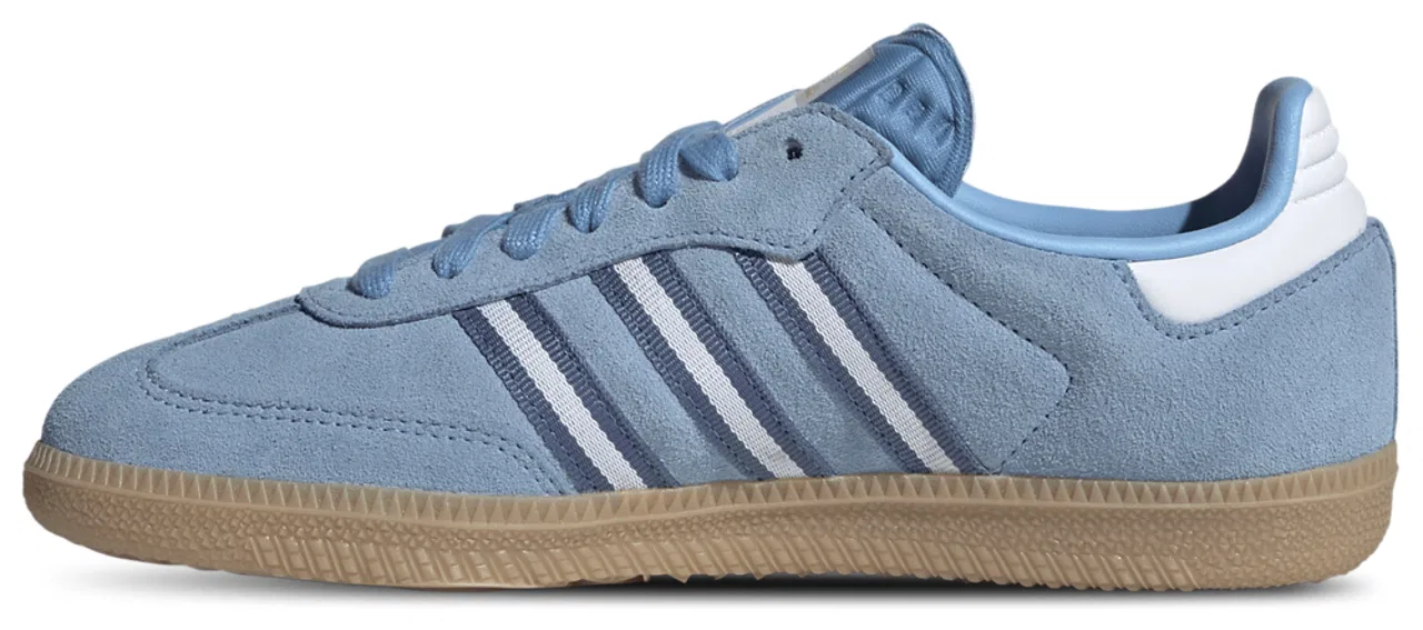 Кеды для мальчиков Samba World Cup 2026 Adidas, цвет Crew Blue/Light Blue/White — фото 2