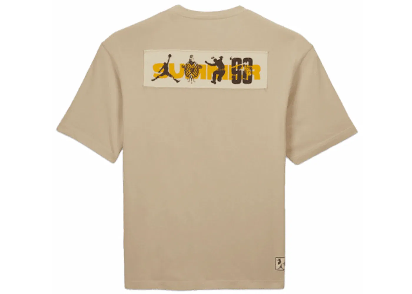 Мужская футболка с принтом Jordan x UNION x Bephies Beauty Supply T-Shirt, Beige — фото 2