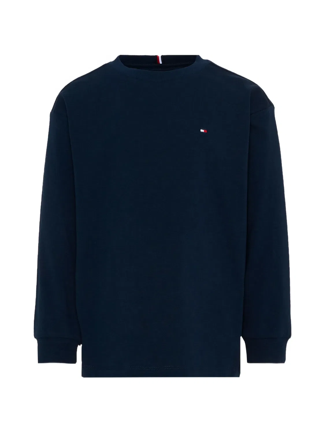 Футболка с вышитым логотипом Tommy Hilfiger Junior, синий