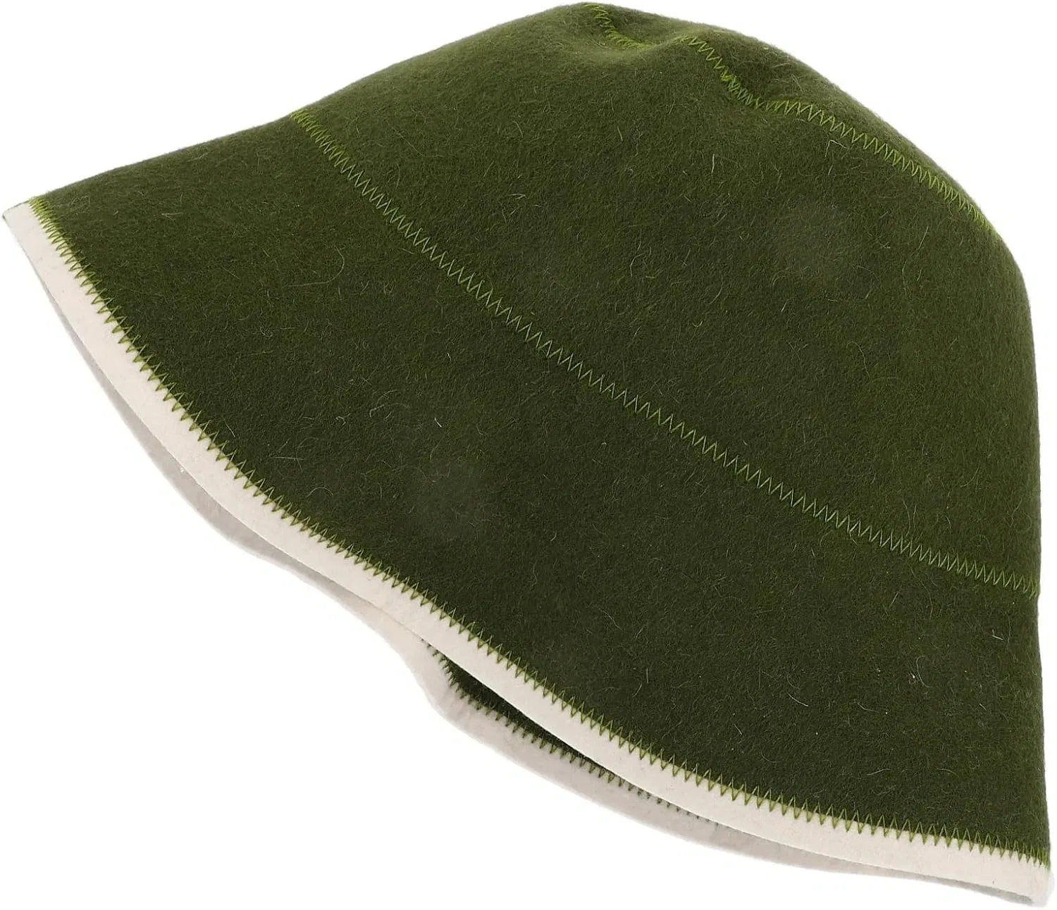 Шапочка для сауны Filz, ZONSHJDKR, 2 шт, 30x26x16 см, Olive Green