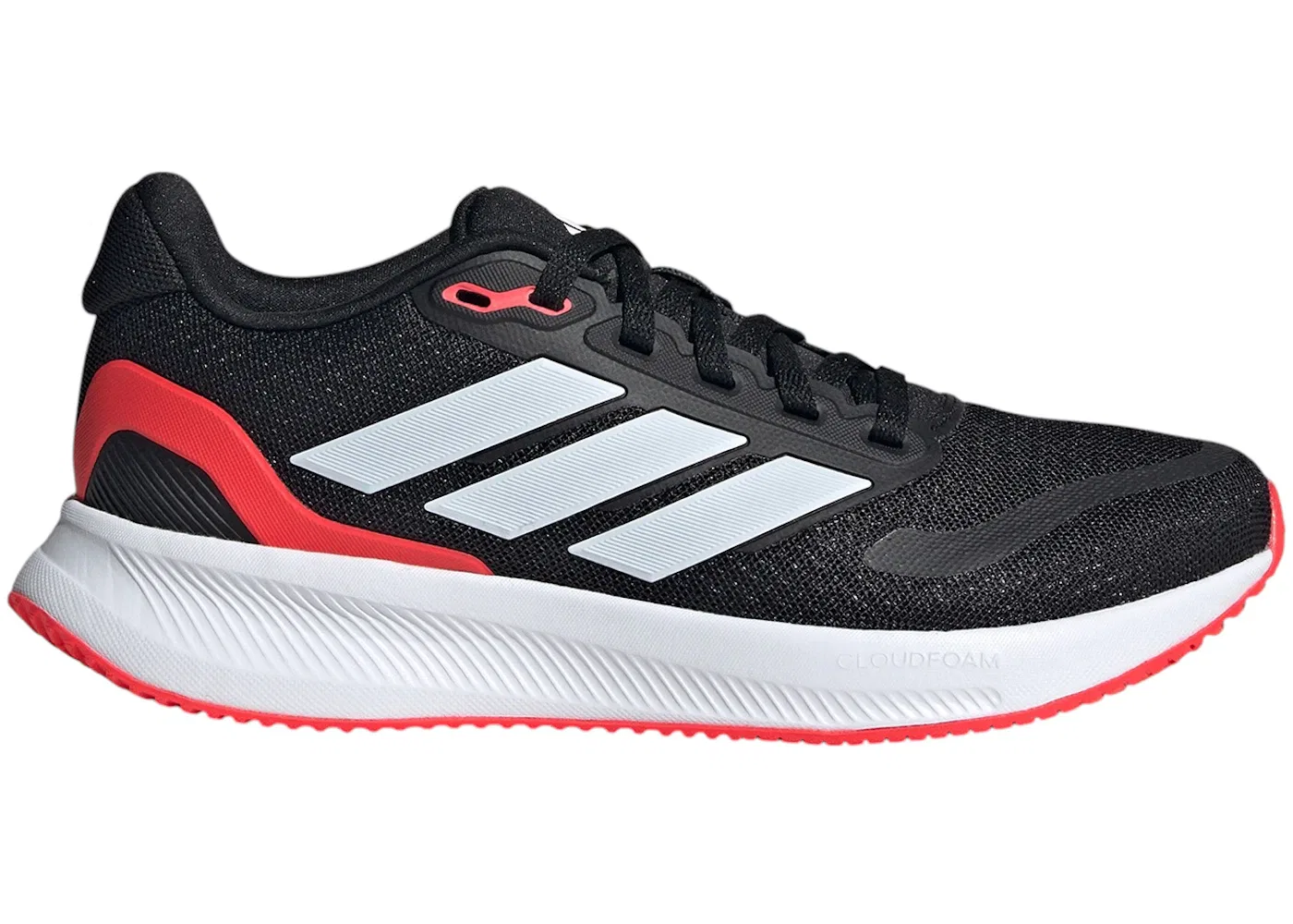 Детские кроссовки с легкой конструкцией Adidas Runfalcon 5 Adidas, Core Black/Cloud White/Lucid Red