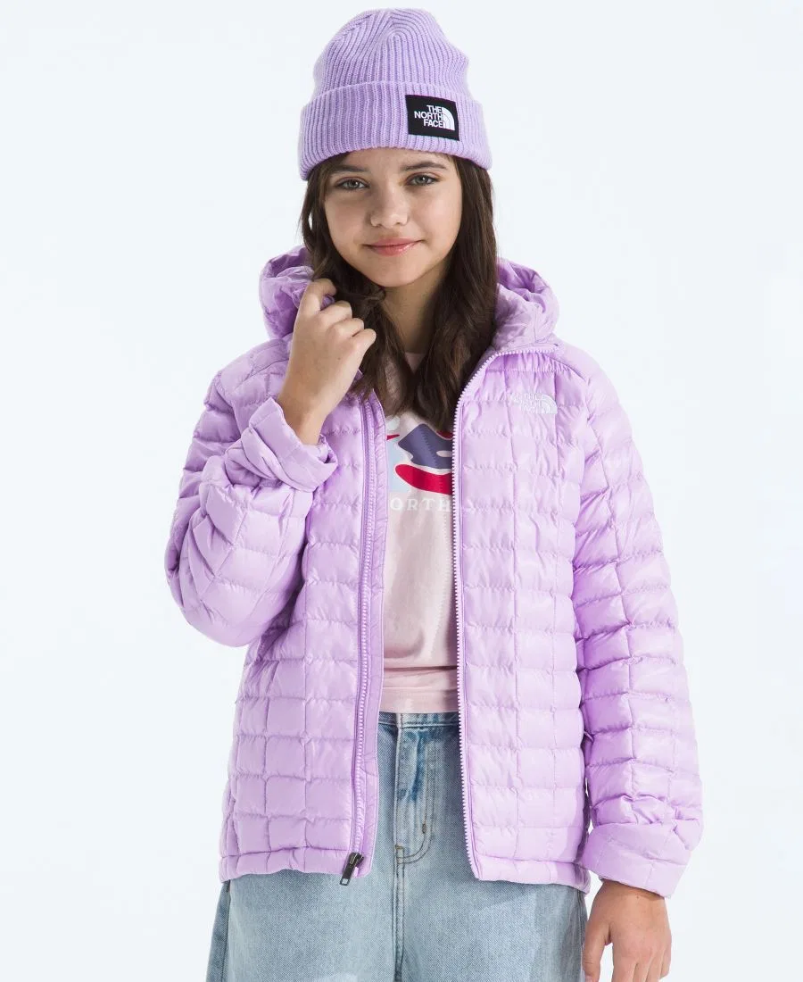 Детская куртка с капюшоном и молнией The North Face, Lite Lilac — фото 2