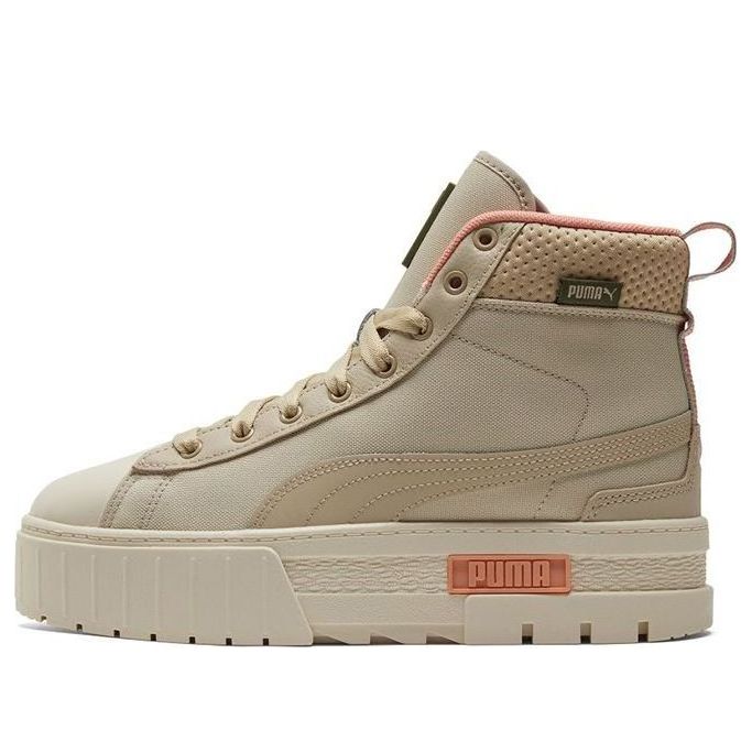 Кеды (WMNS) PUMA Mayze Mid Safari High-Top Sneakers Ivory, кремовый