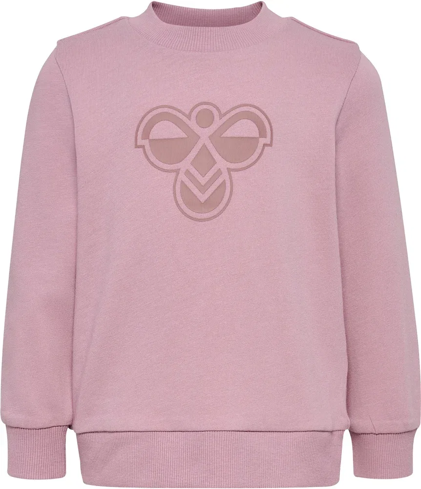 Спортивный костюм детский с принтом Mini Jersey Crewsuit Bee Hummel, фиолетовый — фото 3