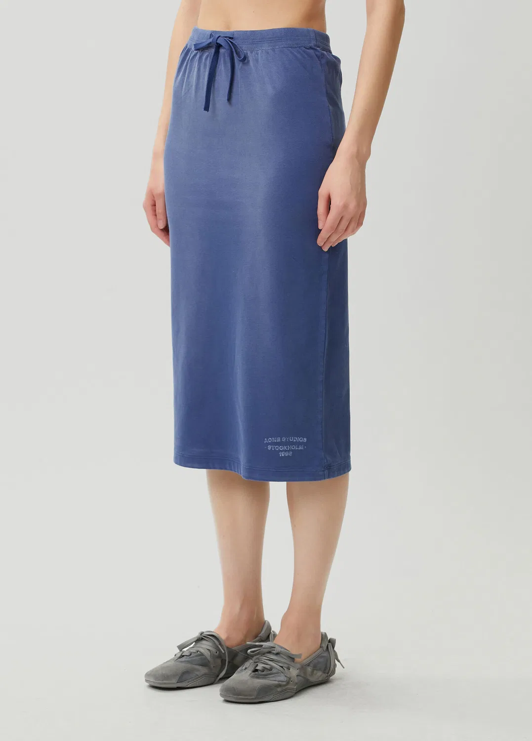 Юбка миди Acne Studios, lacivert — фото 2