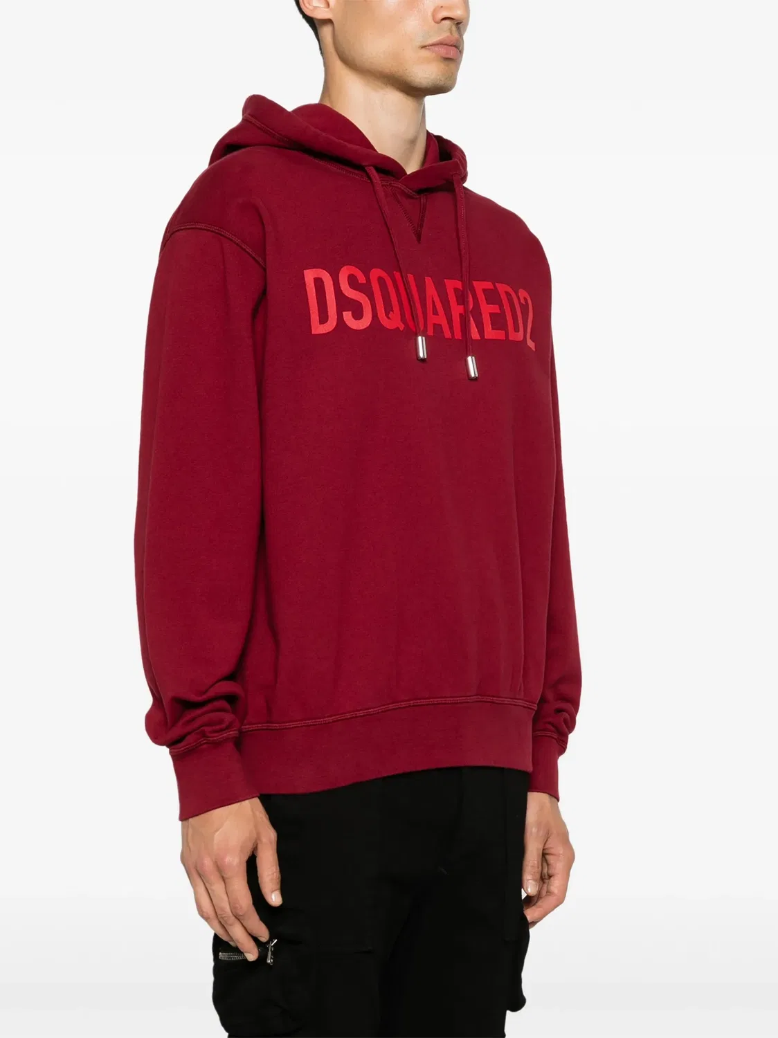 Толстовка с логотипом в стиле Cool Fit DSQUARED2, красный — фото 2